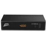 Strong Srt7807 Tivusat (DVB-S2, DVB-T, DVB-T2, CI-Schacht), TV Receiver, Schwarz
