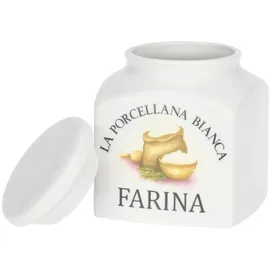 La Porcellana Bianca Vorratsdose mehrfarbig 20 x 11 x 1 cm 1,1 l