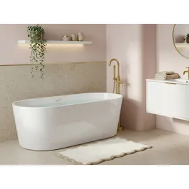 Beliani Restinga Freistehende Badewanne 167 x 81 cm