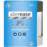 AllerEase Matratzenschoner, wasserdicht, Queen-Size-Größe, Polyester, Reißverschluss, Allergie-Schutz, wasserdicht, leise