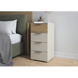 OTTO home Highboard 40 x 81 cm Beige / Eiche