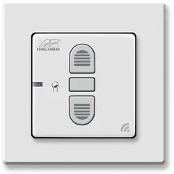Schellenberg Funk-Rollladenschalter mit 868,4 MHz, inkl Raffstore Steuerung, Unterputzmontage, Weiß