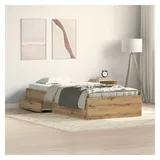 vidaXL Artisan-Eiche 100 x 200 cm Braun