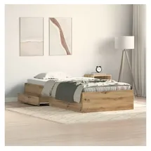 vidaXL Artisan-Eiche 100 x 200 cm Braun