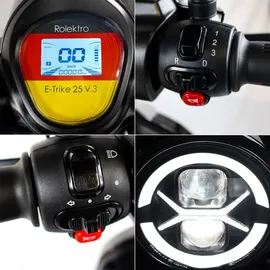 Rolektro E-Trike 25 V.3 Rot