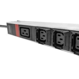 Digitus Basis IT PDU, 3-phasig 16A, 24 x C13, 3 x C19, 3 m Zuleitung, IEC 60309 16 A Stecker