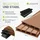 Juskys Terrassendiele 220 cm teak