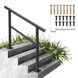 Vevor Treppengeländer 122 x 90 cm Aluminium