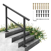 Vevor Treppengeländer 122 x 90 cm Aluminium