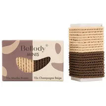 Bellody Haargummis mocha Brown/Champagne Beige 20 Stück