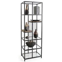 JVmoebel Bücherregal 35 x 170 x 60 cm Schwarz