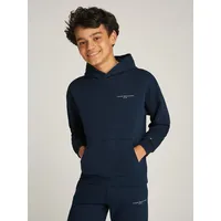 Tommy Hilfiger Hoodie mit Label-Details, Marine, 176