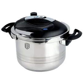 Berlinger Haus Turbo-Schnellkochtopf 6,0 l mit Zeitschaltuhr silber