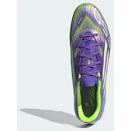 adidas F50 League AG Herren Purple Rush/Cloud White/Lucid Lemon 43 1/3