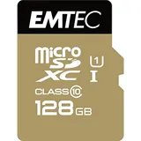 Emtec microSDXC Gold+ 128GB Class 10 + SD-Adapter
