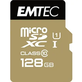 Emtec microSDXC Gold+ 128GB Class 10 + SD-Adapter