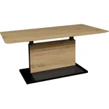 Mäusbacher Couchtisch Faro, Faro Couchtisch, höhenverstellbar von 48-67 cm, Breite 110 cm schwarz