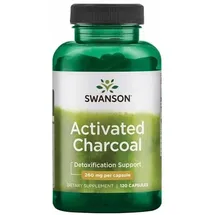 Swanson Aktivkohle Kapseln 260 mg 120 St.