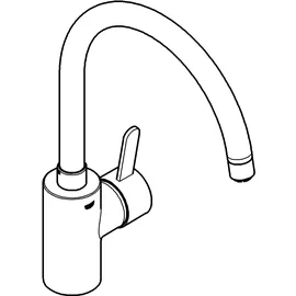 Grohe Eurosmart Cosmopolitan Einhand-Spültischbatterie, mit hohem