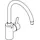 Grohe Eurosmart Cosmopolitan Einhand-Spültischbatterie, mit hohem