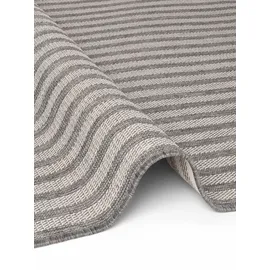 Ted Baker Linley Wendeteppich", grau weiß, B:200cm H:8mm L:300cm, Polypropylen, Teppiche, Teppich, Designteppich, Wetterfest, Pflegeleicht, Modern, Wohnzimmer, Terrasse