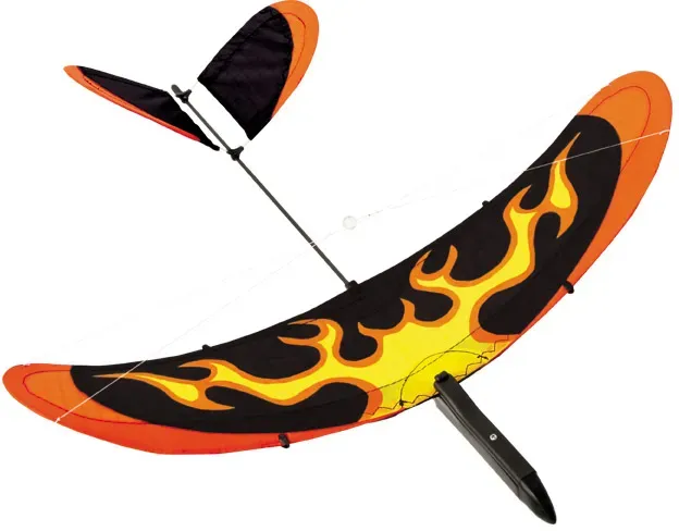 Gleitflugzeug fr Kinder 40 cm Spannweite, wei, Schaumstoff - Airglider Segelflieger - Mit Gummibandskatapult, fr Outdoor