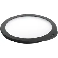 Weis Frischhaltedeckel, Glas-Silikon, Transparent-schwarz