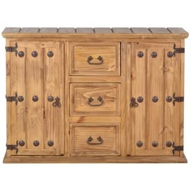 MiaMöbel Mexico Sideboard Massivholz Pinie Mexiko Möbel Mexikanisch