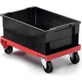 Durable Lagertrolley 400x600mm rot