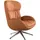 flexlux Relaxsessel Haze Leder 70 x 104 x 79 cm Braun drehbar