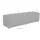 Home Affaire Truhenbank Knobbed Grau 120 x 42 x 40 cm