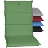 acamp Hochlehner Auflagen Paddy Model G | Made in EU nach Öko-Tex Standard | Lichtechte Gartenstuhlauflagen Hochlehner ohne Ausbleichen | Atmungsaktive Stuhlauflagen Hochlehner in Hell-Grün