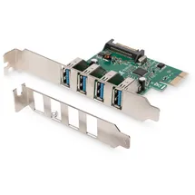 Digitus - 4-Port USB 3.0 PCI Express-Karte