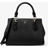 Michael Kors MK Umhängetasche Marilyn Small Aus Saffianleder - Schwarz - Michael Kors - ONE SIZE