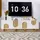 Okwish TV-Lowboard 175x38x50 cm Weiß/Natur MDF
