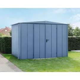 Hörmann Ecostar Gerätehaus Elegant-S Typ 3 3,03 x 2,38 m Taubenblau