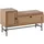 Wohnling Schuhbank 100 x 60 x 38 cm braun / Eiche