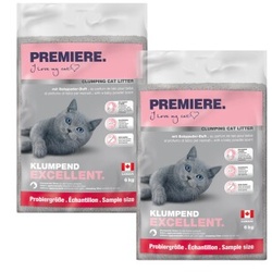 PREMIERE Excellent Babypuder Klumpstreu 2x6 kg