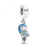 Pandora Moments Dschungelparadies Papagei Charm-Anhänger aus Sterling-Silber, Kompatibel Moments Armbänder, 791679C01
