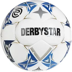 DERBYSTAR Eredivisie Brillant APS Fußball Spielball 2024/25 weiss blau 5