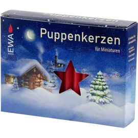 Ebersbacher Wachswaren Puppenkerzen 7 x 70 mm 40 St. rot