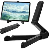 oruola Universal Tabletständer,Verstellbare Tablethalter,Tablet Stand,Tablethalterung,Tablet Halter für Pad Phone Air3 Mediapad Galaxytab Usw.,Stativ E-Reader Stand Halter,Schwarz