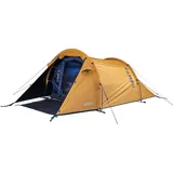 TAMBU KALO 2 Personen Camping-Zelt. Black Sky dunkel beschichtet sonnenblumenorange|dunkelblau 2 PERSONEN