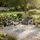 ML-Design Gartenmöbel Set 3-tlg. Weiß/Grau