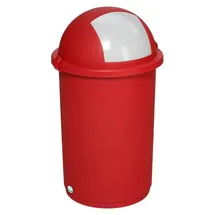 Proregal Robuster Abfallbehälter 50 l Rot