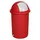 Proregal Robuster Abfallbehälter 50 l Rot