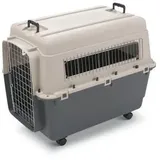 Savic Transportbox Feria Andes Rollen, grau, ca. B100/H80/T67 cm, Grau, Creme