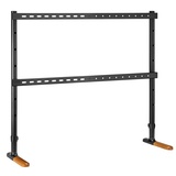 My Wall mywall TV Standfuß HT27L, TV-Ständer für Bildschirme 70-90 Zoll, TV Bodenständer mit Holzoptik und Anti-Rutsch-Pads, Universaler TV-Ständer mit Belastung bis zu 60 kg