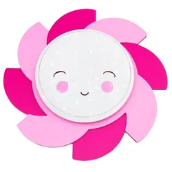 ELOBRA kids Kinderlampe Starlight Smile Lack Rosa