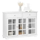 SoBuy Sideboard 119 x 90 x 40 cm Weiß